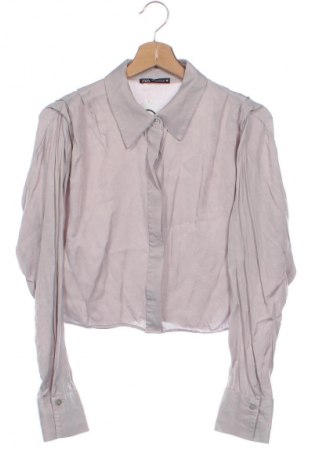 Cămașă de femei Zara, Mărime XS, Culoare Gri, Preț 63,16 Lei