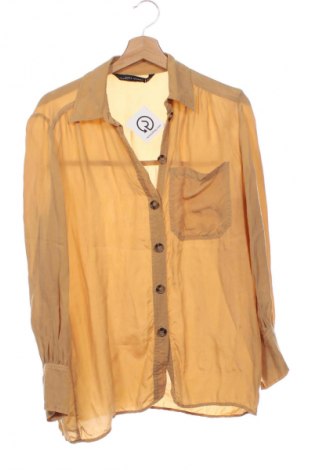 Γυναικείο πουκάμισο Zara, Μέγεθος XS, Χρώμα  Μπέζ, Τιμή 13,81 €