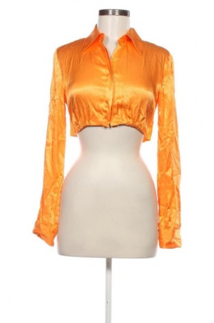 Дамска риза Zara, Размер S, Цвят Оранжев, Цена 17,99 лв.