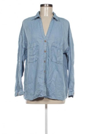 Дамска риза Zara, Размер XL, Цвят Син, Цена 26,97 лв.