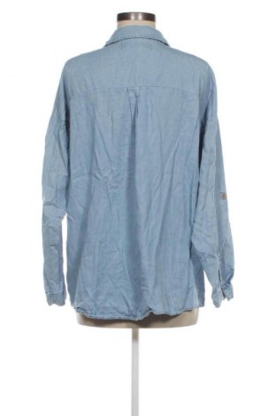 Дамска риза Zara, Размер XL, Цвят Син, Цена 26,97 лв.