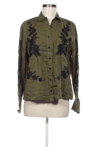 Γυναικείο πουκάμισο Zara, Μέγεθος S, Χρώμα Πράσινο, Τιμή 11,99 €