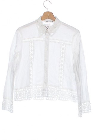 Damenbluse Zara, Größe XS, Farbe Weiß, Preis 16,99 €