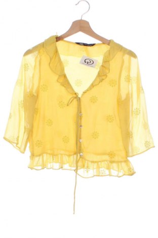Cămașă de femei Zara, Mărime XS, Culoare Galben, Preț 78,99 Lei