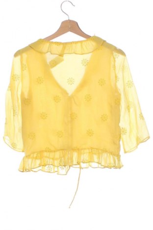 Cămașă de femei Zara, Mărime XS, Culoare Galben, Preț 78,99 Lei