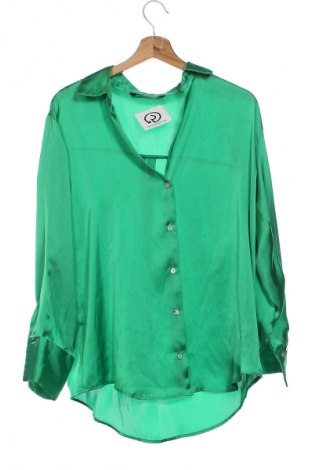 Damska koszula Zara, Rozmiar XS, Kolor Zielony, Cena 62,07 zł