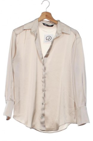 Damska koszula Zara, Rozmiar XS, Kolor Beżowy, Cena 62,07 zł