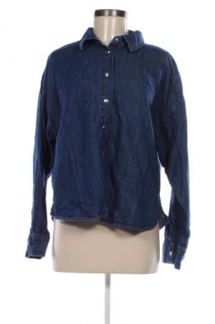 Γυναικείο πουκάμισο Zara, Μέγεθος L, Χρώμα Μπλέ, Τιμή 13,81 €