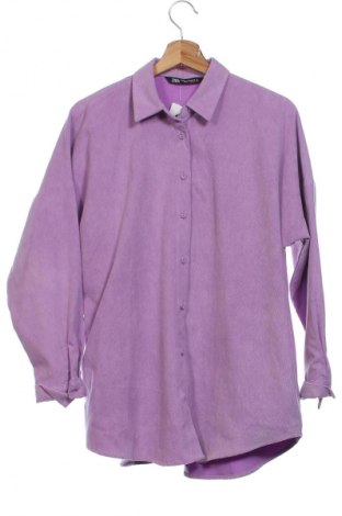 Dámská košile  Zara, Velikost XS, Barva Fialová, Cena  380,00 Kč