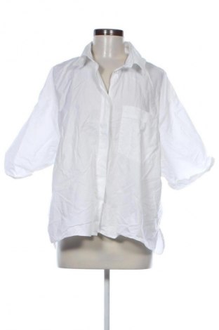 Дамска риза Zara, Размер XXL, Цвят Бял, Цена 27,00 лв.
