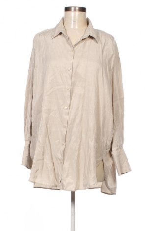 Γυναικείο πουκάμισο Zara, Μέγεθος M, Χρώμα  Μπέζ, Τιμή 13,80 €