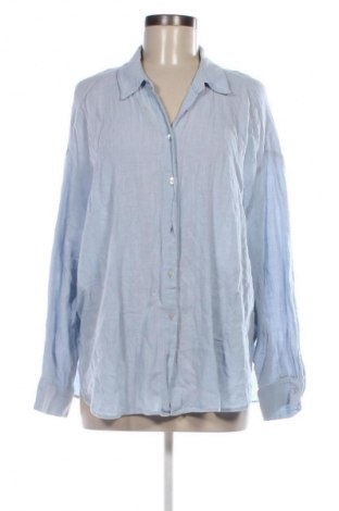 Γυναικείο πουκάμισο Zara, Μέγεθος XL, Χρώμα Μπλέ, Τιμή 9,99 €