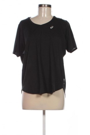 Γυναικείο t-shirt ASICS, Μέγεθος L, Χρώμα Μαύρο, Τιμή 37,99 €