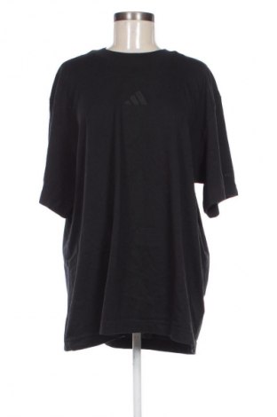Γυναικείο t-shirt Adidas, Μέγεθος XXL, Χρώμα Μαύρο, Τιμή 37,99 €