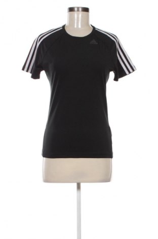 Damen T-Shirt Adidas, Größe S, Farbe Schwarz, Preis 13,80 €