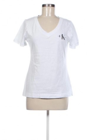 Γυναικείο t-shirt Calvin Klein Jeans, Μέγεθος XL, Χρώμα Λευκό, Τιμή 47,99 €