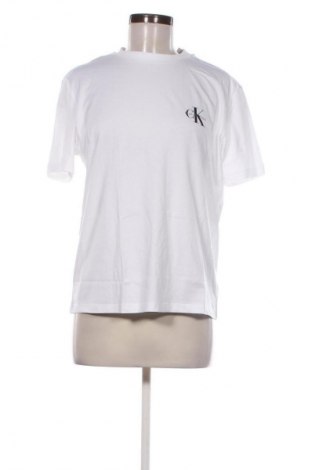 Дамска тениска Calvin Klein Jeans, Размер M, Цвят Бял, Цена 77,14 лв.