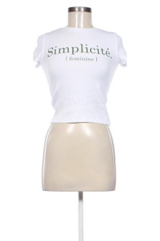 Γυναικείο t-shirt Cropp, Μέγεθος S, Χρώμα Λευκό, Τιμή 9,21 €