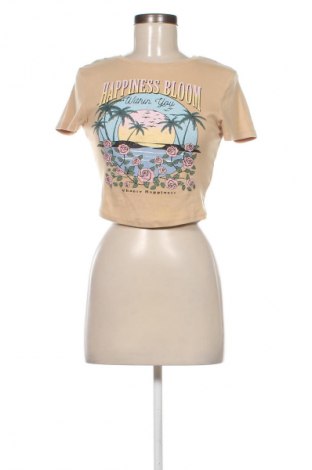 Tricou de femei Fb Sister, Mărime M, Culoare Bej, Preț 44,74 Lei