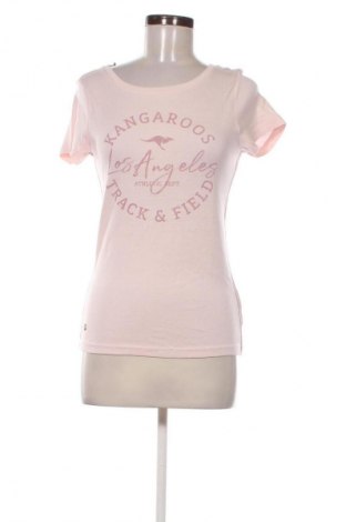 Γυναικείο t-shirt Kangaroos, Μέγεθος S, Χρώμα Ρόζ , Τιμή 25,99 €