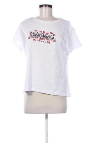 Дамска тениска Pepe Jeans, Размер L, Цвят Бял, Цена 50,99 лв.