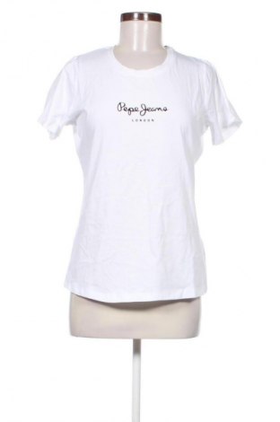 Damen T-Shirt Pepe Jeans, Größe L, Farbe Weiß, Preis € 41,99