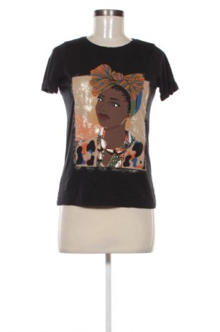 Damski T-shirt Promod, Rozmiar M, Kolor Czarny, Cena 41,38 zł