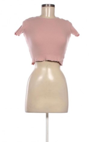 Dámské tričko Pull&Bear, Velikost S, Barva Popelavě růžová, Cena  259,00 Kč