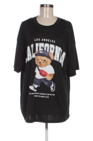 Дамска тениска SHEIN, Размер XL, Цвят Черен, Цена 17,00 лв.