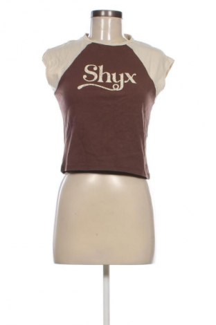 Damski T-shirt SHYX, Rozmiar S, Kolor Brązowy, Cena 41,38 zł