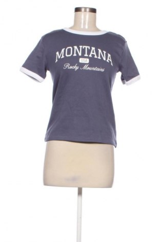 Γυναικείο t-shirt Sinsay, Μέγεθος M, Χρώμα Μπλέ, Τιμή 14,32 €