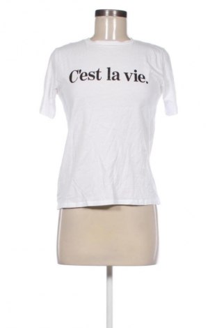 Tricou de femei Stradivarius, Mărime XS, Culoare Alb, Preț 46,30 Lei