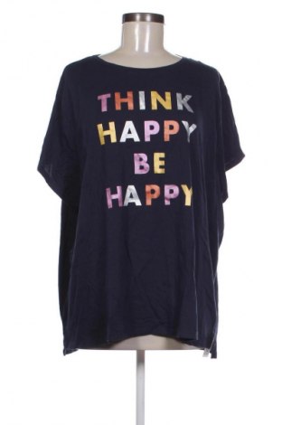 Damen T-Shirt Tex, Größe 4XL, Farbe Blau, Preis 8,75 €