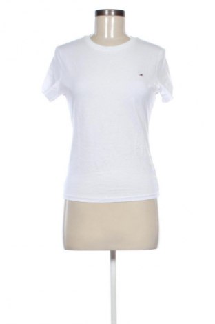 Tricou de femei Tommy Jeans, Mărime L, Culoare Alb, Preț 151,99 Lei