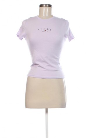 Дамска тениска Tommy Jeans, Размер XS, Цвят Лилав, Цена 77,99 лв.