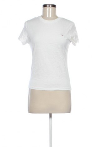 Női póló Tommy Jeans, Méret L, Szín Fehér, Ár 19 749 Ft