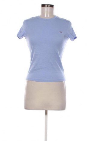 Дамска тениска Tommy Jeans, Размер S, Цвят Син, Цена 77,14 лв.