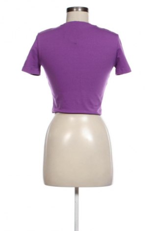 Damski T-shirt Zara, Rozmiar S, Kolor Fioletowy, Cena 27,59 zł