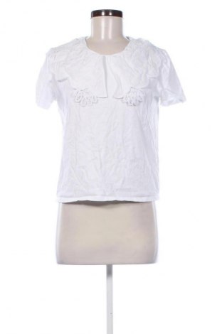 Γυναικείο t-shirt Zara, Μέγεθος M, Χρώμα Λευκό, Τιμή 6,14 €