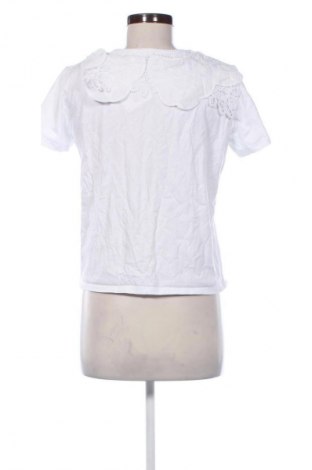Γυναικείο t-shirt Zara, Μέγεθος M, Χρώμα Λευκό, Τιμή 6,14 €