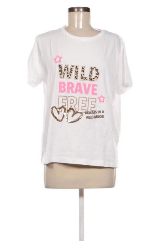 Дамска тениска Zwillingsherz, Размер L, Цвят Бял, Цена 41,99 лв.