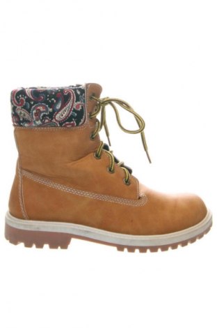 Damen Stiefeletten Mat Star, Größe 36, Farbe Orange, Preis 19,99 €