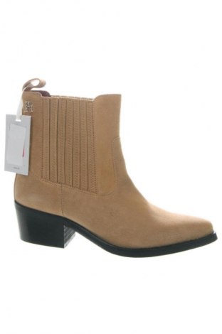 Damskie botki Tommy Hilfiger, Rozmiar 38, Kolor Beżowy, Cena 809,99 zł