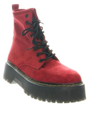 Damen Stiefeletten Vices, Größe 38, Farbe Rot, Preis 38,99 €
