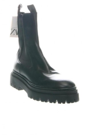 Γυναικεία μποτάκια Zara, Μέγεθος 37, Χρώμα Μαύρο, Τιμή 50,99 €
