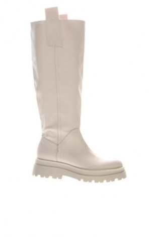 Дамски ботуши Stradivarius, Размер 39, Цвят Екрю, Цена 95,80 лв.