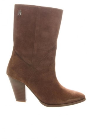 Damskie kozaki Tommy Hilfiger, Rozmiar 37, Kolor Brązowy, Cena 299,99 zł
