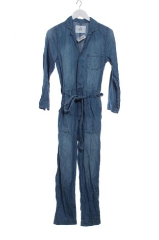 Дамски дълъг гащеризон H&M, Размер XS, Цвят Син, Цена 47,88 лв.