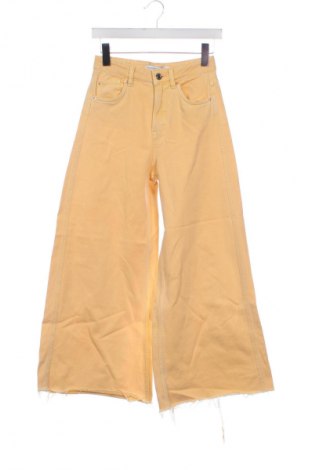 Dámske džínsy  Bershka, Veľkosť XS, Farba Žltá, Cena  15,00 €