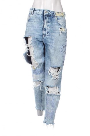 Dámské džíny  Bershka, Velikost M, Barva Modrá, Cena  369,00 Kč